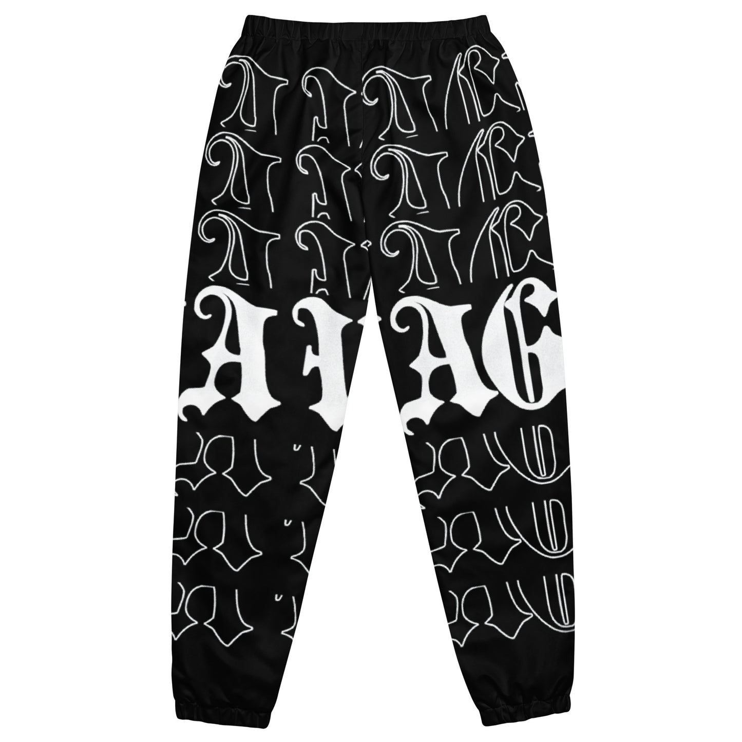 "Who Wants the Smoke?" Black Track Pants