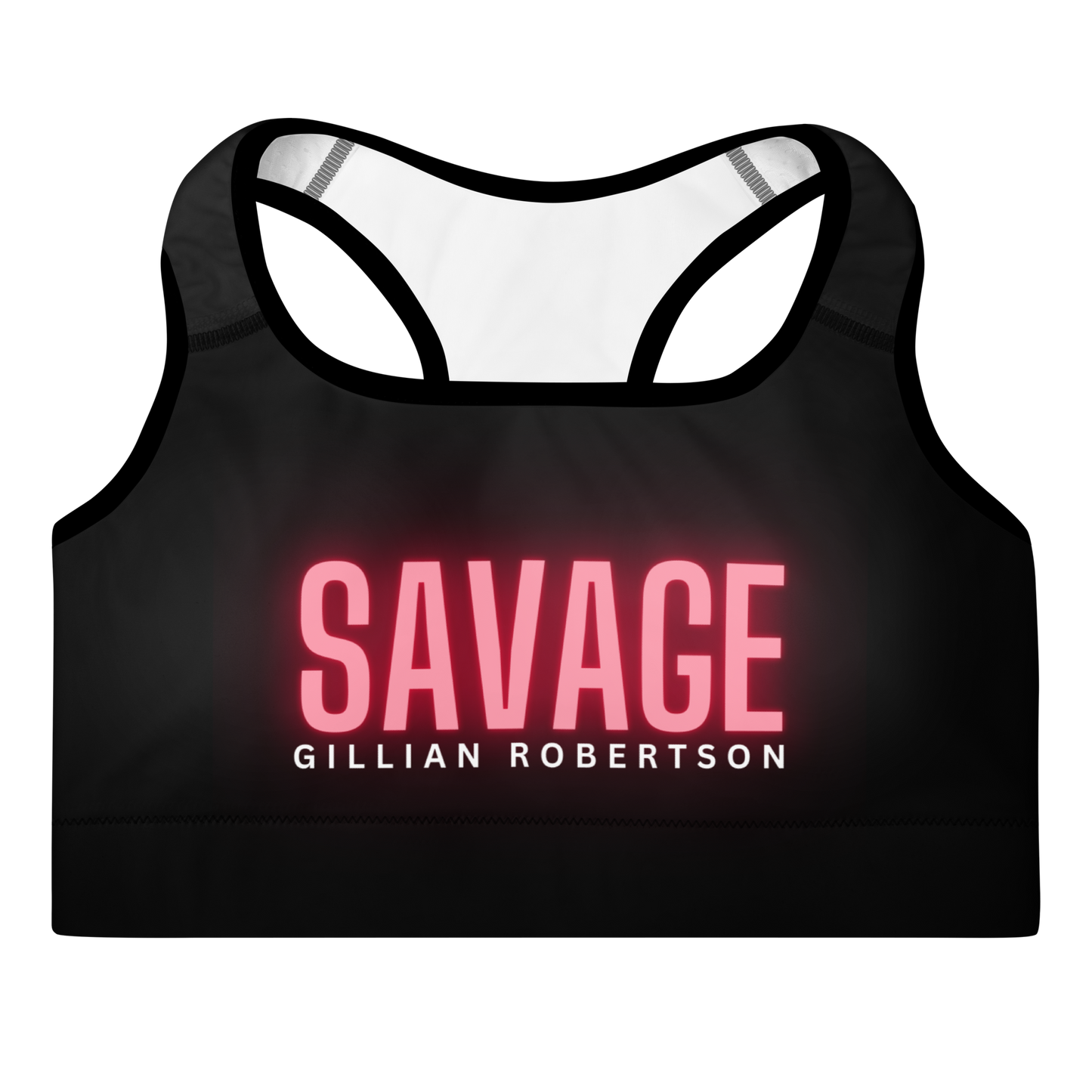 "SAVAGE" Sports Bra